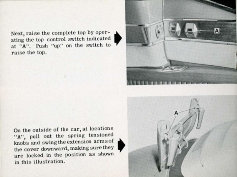 1953 Cadillac Eldorado Folding-Top Manual Page 4